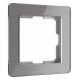 Рамка на 1 пост Werkel Acrylic (графит) W0012704