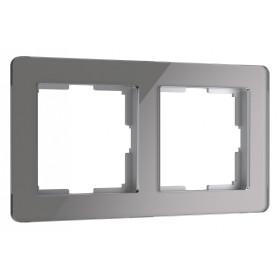 Рамка на 2 поста Werkel Acrylic (графит) W0022704
