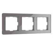 Рамка на 3 поста Werkel Acrylic (графит) W0032704