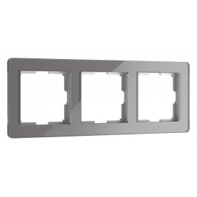 Рамка на 3 поста Werkel Acrylic (графит) W0032704