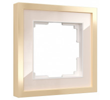 Рамка на 1 пост Werkel Baguette (айвори/латунь) W0012851