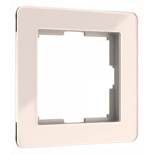 Рамка на 1 пост Werkel Acrylic (айвори) W0012743