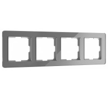 Рамка на 4 поста Werkel Acrylic (графит) W0042704