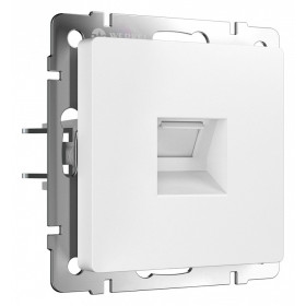 Розетка Ethernet RJ-45 без рамки Werkel белый матовый W1181061