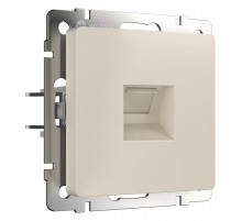 Розетка Ethernet RJ-45 без рамки Werkel айвори матовый W1181062