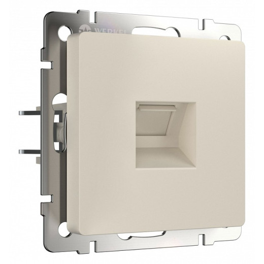 Розетка Ethernet RJ-45 без рамки Werkel айвори матовый W1181062