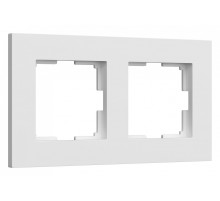 Рамка на 2 поста Werkel Slab (белый софт) W0022961