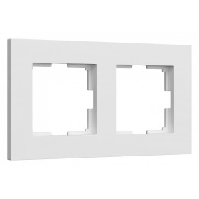 Рамка на 2 поста Werkel Slab (белый софт) W0022961