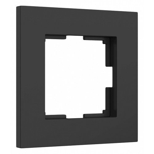 Рамка на 1 пост Werkel Slab (черный софт) W0012908