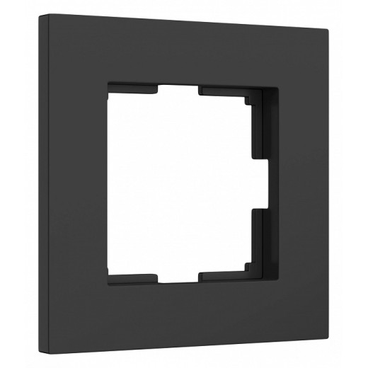 Рамка на 1 пост Werkel Slab (черный софт) W0012908