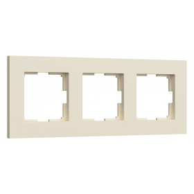 Рамка на 3 поста Werkel Slab (айвори софт) W0032962