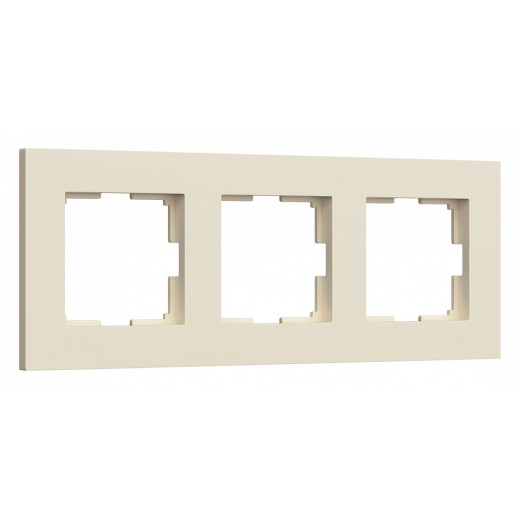 Рамка на 3 поста Werkel Slab (айвори софт) W0032962