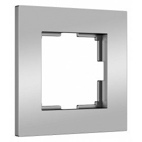Рамка на 1 пост Werkel Slab (серебро софт) W0012965
