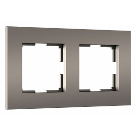 Рамка на 2 поста Werkel Slab (бронза софт) W0022963