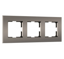 Рамка на 3 поста Werkel Slab (бронза софт) W0032963