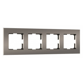 Рамка на 4 поста Werkel Slab (бронза софт) W0042963