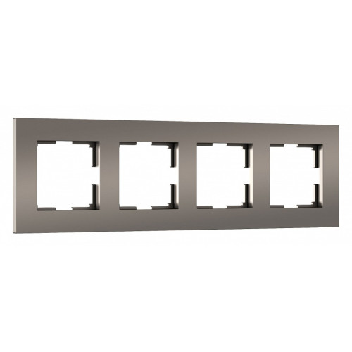 Рамка на 4 поста Werkel Slab (бронза софт) W0042963