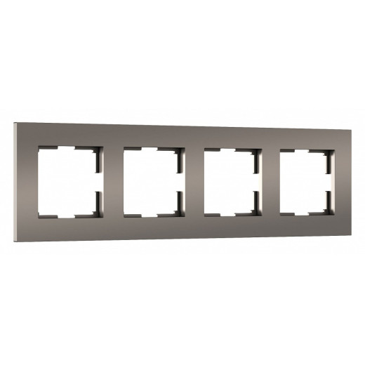Рамка на 4 поста Werkel Slab (бронза софт) W0042963