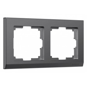 Рамка на 2 поста Werkel Stark (графит матовый) W0021864
