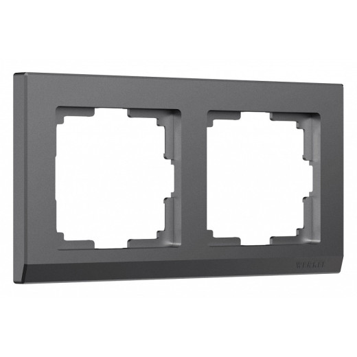 Рамка на 2 поста Werkel Stark (графит матовый) W0021864