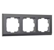 Рамка на 3 поста Werkel Stark (графит матовый) W0031864