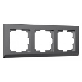 Рамка на 3 поста Werkel Stark (графит матовый) W0031864