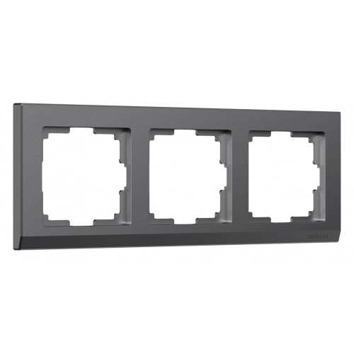 Рамка на 3 поста Werkel Stark (графит матовый) W0031864