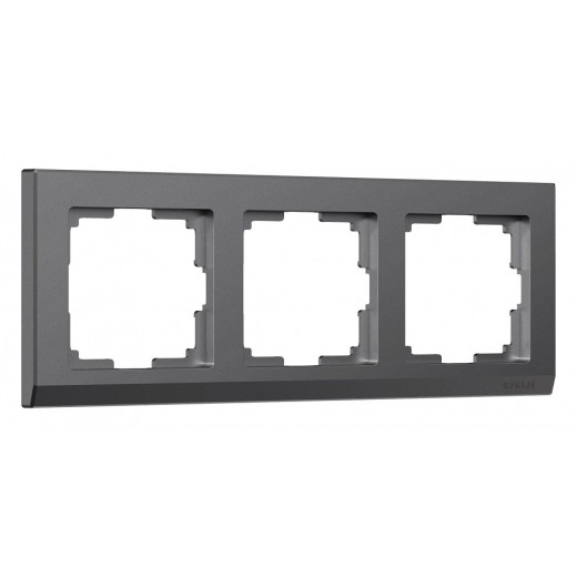 Рамка на 3 поста Werkel Stark (графит матовый) W0031864