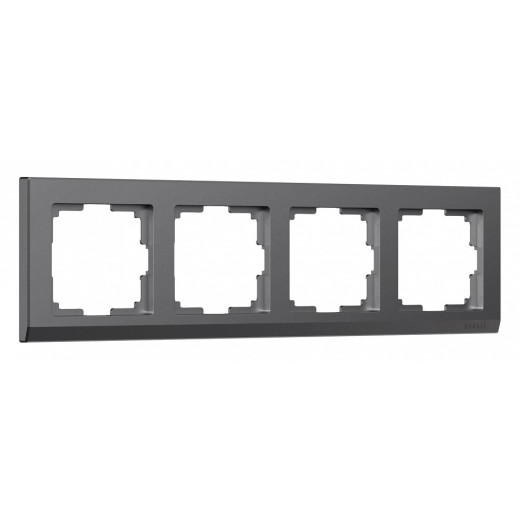 Рамка на 4 поста Werkel Stark (графит матовый) W0041864