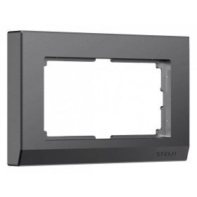 Рамка для двойной розетки Werkel Stark (графит матовый) W0081864
