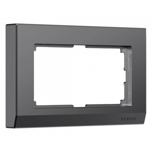 Рамка для двойной розетки Werkel Stark (графит матовый) W0081864