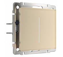 Диммер сенсорный с подсветкой и функцией Wi-Fi, без рамки Werkel шампань W3443111