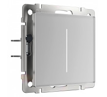 Диммер сенсорный с подсветкой и функцией Wi-Fi, без рамки Werkel серебряный W3443106