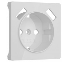 Накладка для розетки с заземлением и 2хUSB Werkel белый акрил W1179541