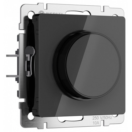 Диммер без рамки Werkel черный акрил W1142048