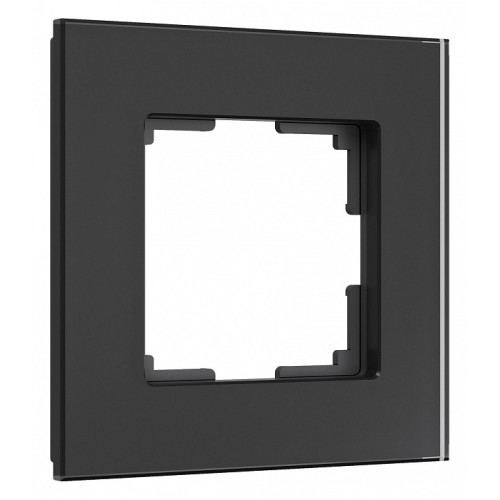 Рамка на 1 пост Werkel Senso (черный, стекло soft-touch) W0013108