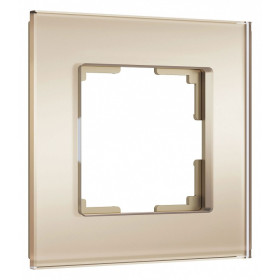 Рамка на 1 пост Werkel Senso (шампань, стекло soft-touch) W0013111