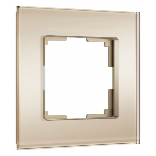 Рамка на 1 пост Werkel Senso (шампань, стекло soft-touch) W0013111