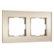 Рамка на 2 поста Werkel Senso (шампань, стекло soft-touch) W0023111