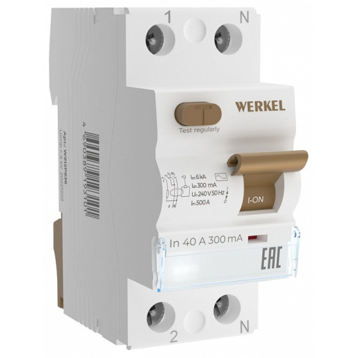 Устройство защитного отключения 1P Werkel  W912P404