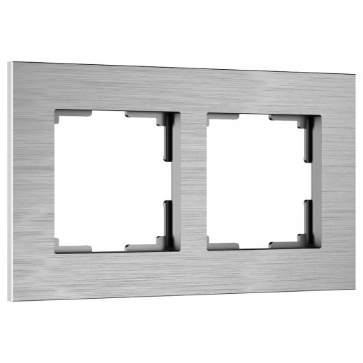 Рамка на 2 поста Werkel AluMax алюминий W0023506