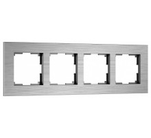 Рамка на 4 поста Werkel AluMax алюминий W0043506