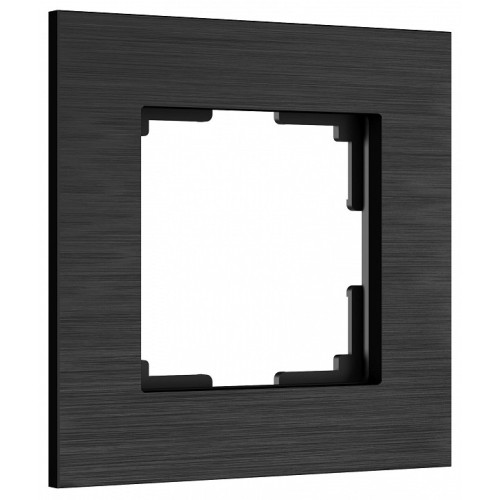Рамка на 1 пост Werkel AluMax черный алюминий W0013508