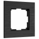 Рамка на 1 пост Werkel AluMax черный алюминий W0013508