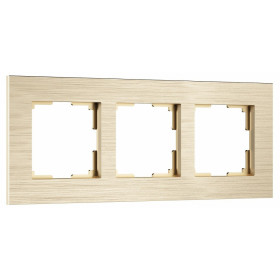 Рамка на 3 поста Werkel AluMax шампань W0033511