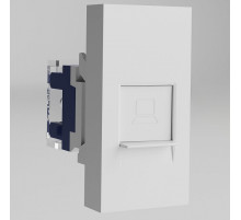 Розетка Ethernet RJ-45 модульная Werkel белый a069369