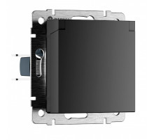 Розетка влагозащищенная с заземлением и со шторкой с крышкой Werkel Werkel W1171208