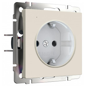 Розетка с заземлением с подсветкой, без рамки Werkel DBQ29 W1171462