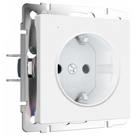 Розетка с заземлением с подсветкой, без рамки Werkel DBQ29 W1171461