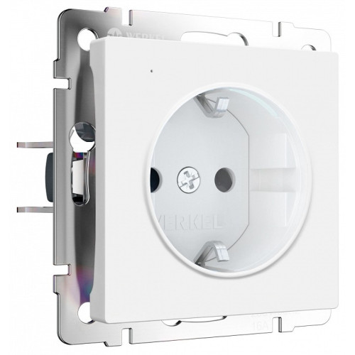 Розетка с заземлением с подсветкой, без рамки Werkel DBQ29 W1171461